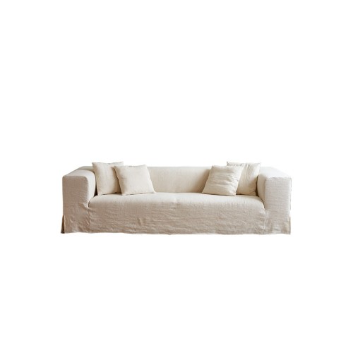 Butter Sofa Slipcovered