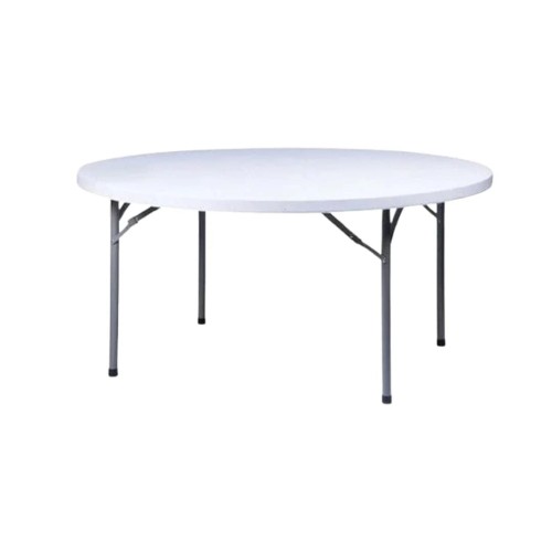 48" (4 Foot) Round Heavy Duty Plastic Folding Table