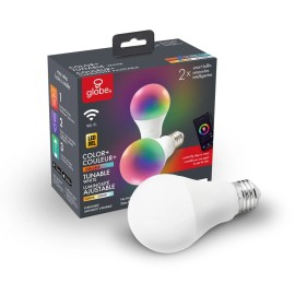 10 Watt Dimmable A19 Medium (E26) LED-RGB Bulbs - 800 Lumens and 2000K