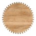 Alban Round Slatted Mango Wood Coffee Table